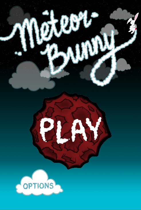 Meteor Bunny title screen