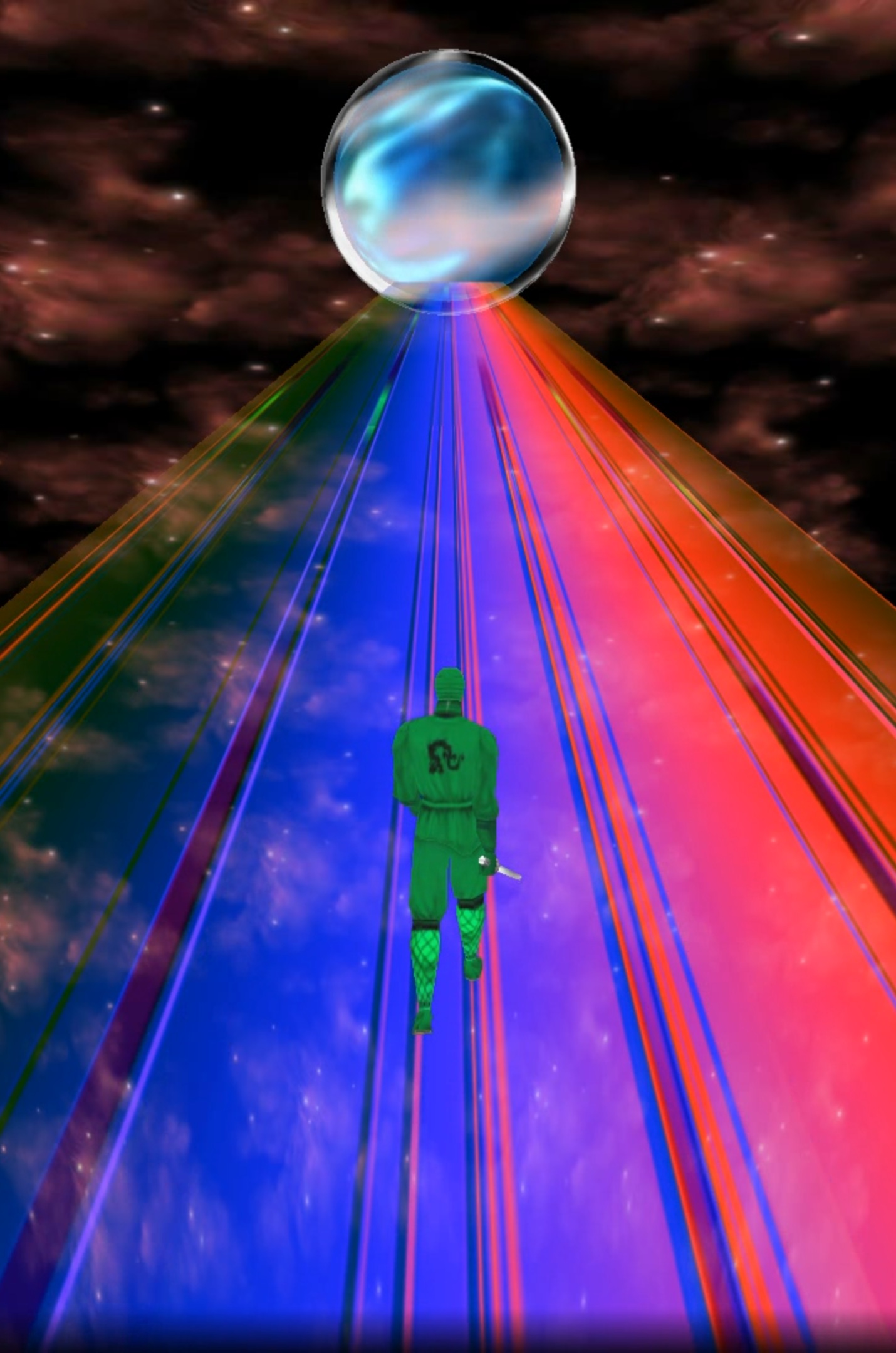 Rainbow Space Ninja