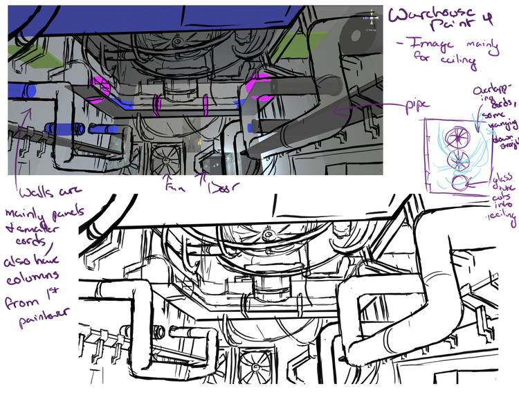 Warehouse concept art