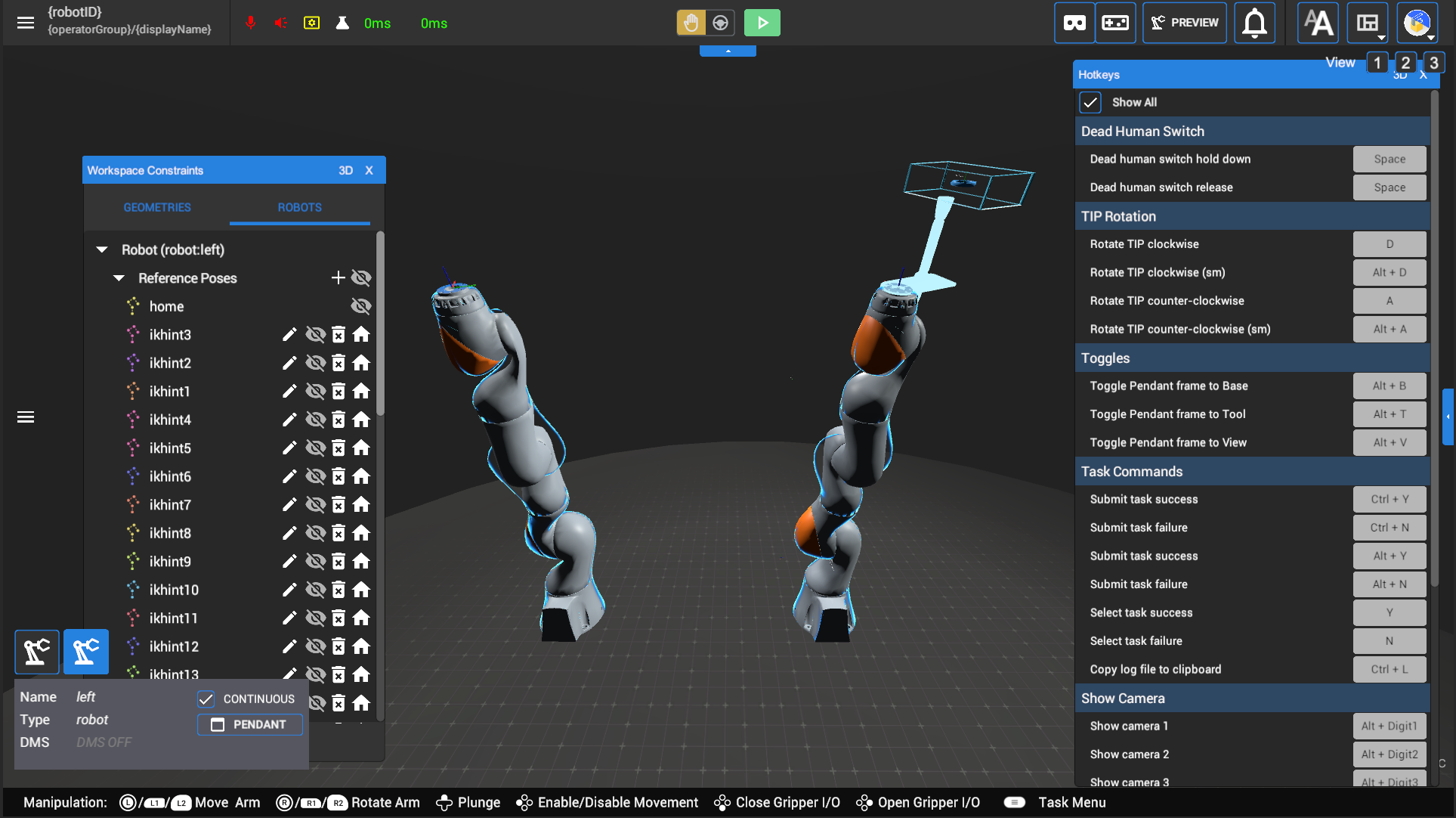 Bi-arm Kuka robot